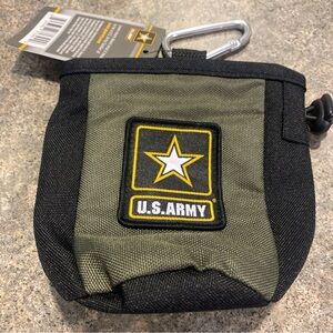 U.S. Army Green and Black Dog Accessory Pouch